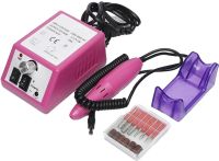 Professional manicure and pedicure cutter Lina Mercedes DM-14 6 nozzles 20000 rpm for polishing 210-ZS 20 thousand rpm Beauty nail machine