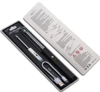 Електроімпульсна дугова висувна запальничка ARC BBQ lighter Domestic-02 з гнучким подовжувачем, акумуляторна електрозажигалка з полум'яною дугою