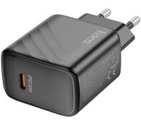 Hoco CS22A PD30W Hoco CS22A PD30W Single Port Type-C USB-C Charger, Hoco Power Adapter Unit for Fast Phone Charging Black
