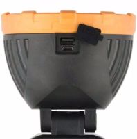 Аккумуляторный ручной LED фонарик лампа Solar Hi Sheen HS-8033 с солнечной панелью и ручкой 81COB, Переносной светодиодный фонарь Power Bank от USB