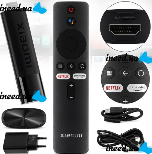 Xiaomi Mi TV Set-top Box MDZ-27-AA 4K Global 2GB/8GB, Android 11 Media Player, Smart TV Set-top Box with Remote Control Black