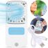 Portable Handheld Mini Fan Artic Air Pocket Chill Desktop Air Conditioner with Humidifier, Air Cooler and LED Backlight 30W USB