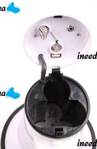 Hand-held megaphone horn HW-20B 30W range 300m large speaker on a belt with a remote microphone and voice recording function on a HW20B battery