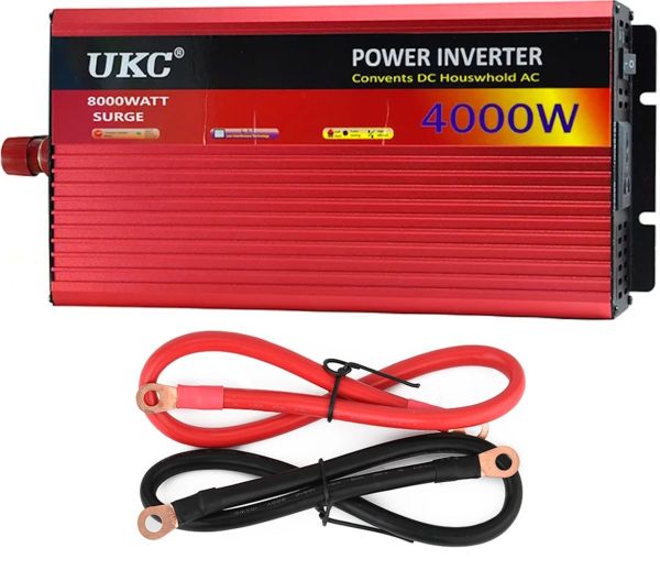 Car Converter Auto UKC AR-4000M 12V-220V 4000W Car Voltage Inverter 12V 220V 4000W with Soft Start Function 