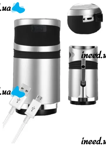 Automatic Water Pump for a bottle of Water Dispenser XL-129 Silver, Portable Battery Pump Electric Dispenser Dispenser for Cooler