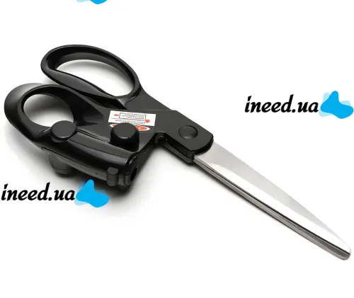 Швейные ножницы с лазерным указателем Laser Scissors LP01 21 см портняжные ножницы для кроя и шитья с лазером для точного разрезания ткани и бумаги
