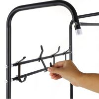 Напольная вешалка для одежды Corridor Rack 170Х35 см передвижная вертикальная стойка для хранения вещей с полками для обуви, стойка-вешалка в коридор