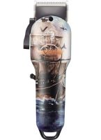 Аккумуляторная машинка для стрижки волос VGR V-690 мужская профессиональная машинка для окантовки бороды и усов с функцией триммера и 4 насадками USB 