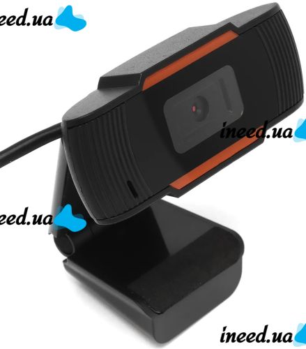 Веб камера з мікрофоном Digital High Webcam JHL 1 640х480 універсальна зовнішня USB веб-камера B1 на прищіпці для ПК комп'ютера і ноутбука Jhl-1 Чорна