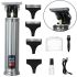VGR V-078 Wireless Professional Hair and Beard Trimmer, Cordless Waterproof Trimmer Shaving Razor Silver