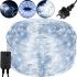 Вулична гнучка гірлянда Дюралайт Springos Rope Lights CL1201 240 ламп 10 м Холодний білий Світлодіодна вологостійка LED гірлянда з контролером