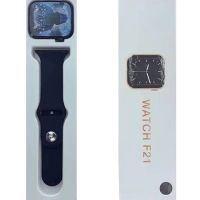 Smart Wrist Smart Watch F21 Black Voice Call, Bluetooth Fitness and Health Functions with Wireless Charging IOS Android Black