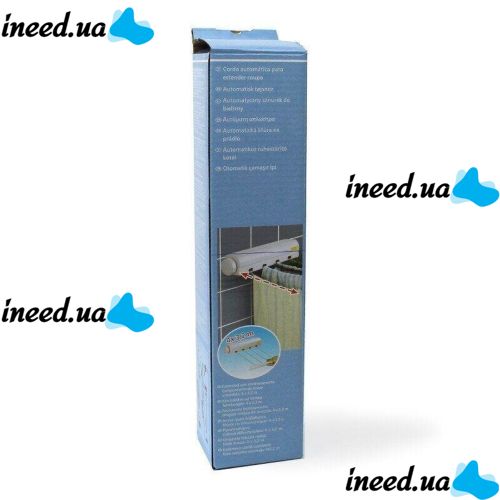 Автоматична розсувна сушарка для білизни Cloth Dryer RL-0101, Настінна витяжна білизняна мотузка, Роликова сушка на 4 мотузки, Біла