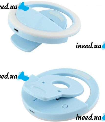 LED Selfie Ring Selfie Ring Light XL-191 8.5cm Backlight for Photo Lamp for Android IOS Phone Blue,Pink,Black
