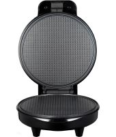 Bitek BT-2214 electric waffle maker for round waffles and thin tubes 3000W round electric waffle maker with non-stick coating from the mains Black