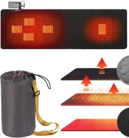 Rectangular mat bedding Folem K1 56702 heated for sofa and sleeping bag Warmer 160x80 cm 3 modes of operation from USB Power Bank in a case