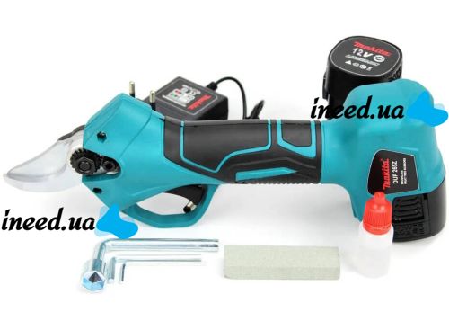 Battery Electric pruner Makita DUP265Z 12V 5AH Li-Ion garden pruner for pruning branches and trees with 2 batteries in a 12V case