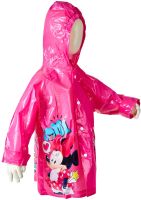Children's Raincoat Disney Minnie Mouse Windproof Raincoat Raincoat with Long Sleeves and a bag to protect against wind and rain for Children Minnie Mouse