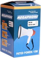 Handheld Megaphone Horn 10w HW-8C with a range of 200m Rechargeable Folding Loudspeaker RD-8S Amplifier with Voice Recording and built-in siren HW8C