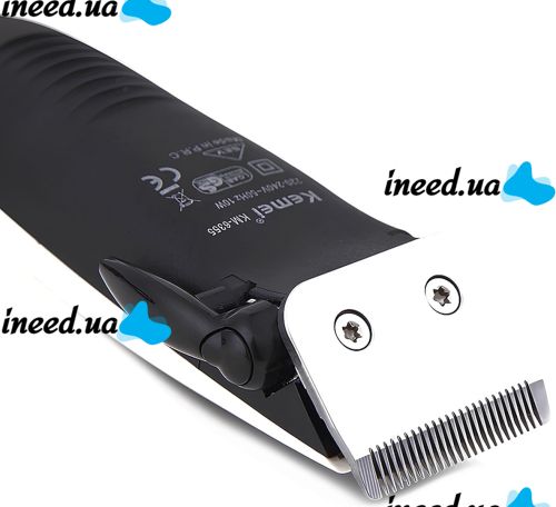 Kemei KM-6355 10W Wired hair clipper professional trimmer for edging beard and mustache from the network with replaceable Gemei nozzles