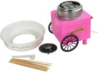 Аппарат для приготовления сладкой ваты Cotton Candy Make NJ-228 Розовый автоматическое устройство мини-машина для сахарной ваты в домашних условиях