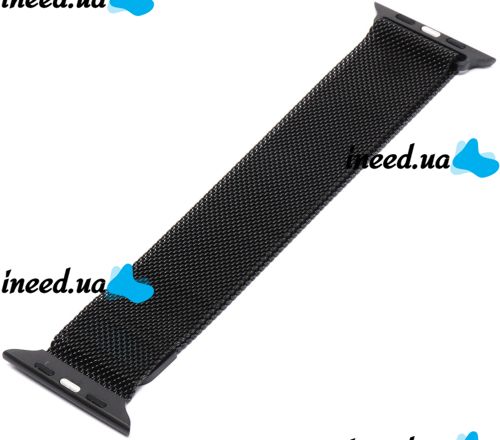 Ремінець для смарт годин Apple Watch 42, 44, 45, 49 мм плетіння Міланська петля, металевий сітчастий браслет на епл вотч
