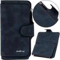 Жіночий замшевий гаманець Baellerry Forever N2345 Dark Blue жіноче портмоне, клатч на 10 відділень для зберігання купюр і дрібниці 19х10. 5 см Темно сині