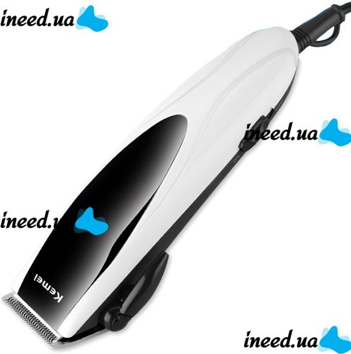 Kemei KM-6355 10W Wired hair clipper professional trimmer for edging beard and mustache from the network with replaceable Gemei nozzles