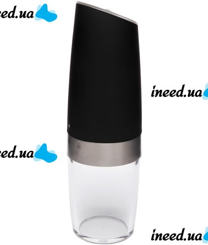 Електричний млин для спецій Spice Bottle Electronic ZX-D32 подрібнювач для солі та перцю з гравітаційним датчиком і підсвічуванням на батарейках