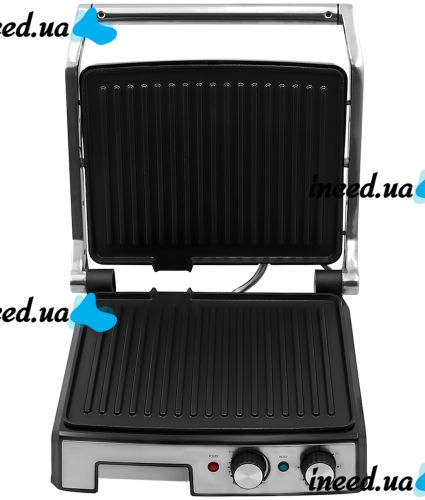 Electric Contact Grill Bitek BT-2681 2800W pressed double-sided electric meat grill with non-stick coating and timer Grill Maker