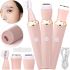 Women's Trimmer Maxtop MP-078 3 in 1 Electric Bikini Epilator, electric shaver for removing hair from body and face with battery Attachments