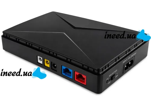 Andowl Q-UP900 UPS for Wi-Fi Routers, 5V, 9V, 12V, 8800mAh Power Bank, 18W UPS for Modems, Switches, and Cameras