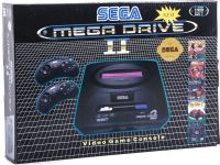 Sega Mega Drive 2 16bit 368 Games Video Game Console with 2 Wireless Joysticks, Sega Mega Drive Wireless Console for AV HDMI TV 