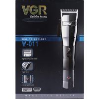 Беспроводная машинка для стрижки волос и бороды VGR V-011 профессиональный триммер для усов на аккумуляторе с набором съемных насадок USB 10W V011