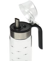 Дозатор для рослинної олії An Rui Oil Bottle YH-033 550 мл скляна пляшка для оцту, кухонний диспенсер для зберігання рідких продуктів