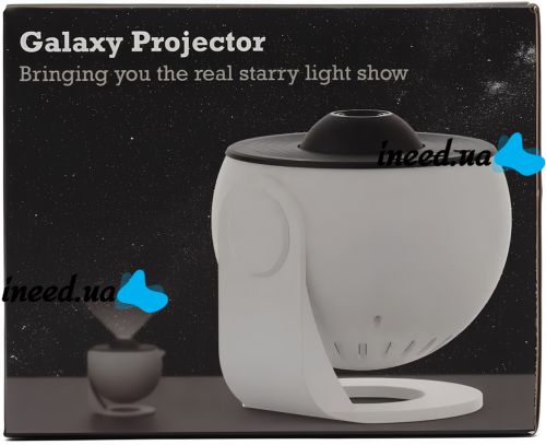 Проектор звездного неба Galaxy Projector 360° Akenori PG-2000 13 в 1 светодиодный галактический ночник с таймером, домашний планетарий 13 космических картриджей