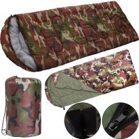 Спальный мешок Tramp TR-2175 до -20 градусов 210Х75 см водоотталкивающий утепленный туристический зимний спальник с капюшоном и чехлом Камуфляжный