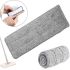 Rectangular additional nozzle spare for a mop-a lazy mop with a spin Cleaning Mop removable for washing and cleaning the floor with a spin 33x11 cm Gray