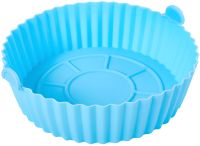 Silicone baking dish Food Grade Silica 880-2 universal round mold with handles 16 cm tray for frying and baking in a deep fryer