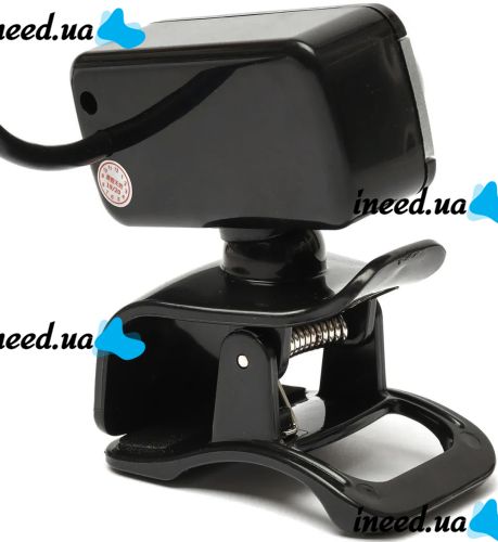 Провідна веб камера з мікрофоном Digital HD Camera RD517 640х480 універсальна зовнішня USB веб-камера на прищіпці для ПК комп'ютера і ноутбука Чорна