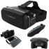 3d окуляри віртуальної реальності з пультом ДУ VR Shinecon G04, 3д шолом віртуальної реальності для телефону, гарнітура для 4.7-6 дюймів, Чорний