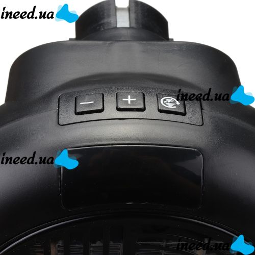 Portable Heater Wonder Heater BD-168 Mini Fan Heater in an Outlet with Thermostat and Timer 900W Mains Plug with Remote Control Black