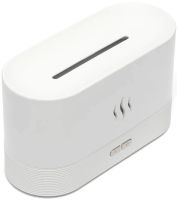 Зволожувач повітря Flame Aroma Diffuser EL - 96W дифузор ефірного масла з імітацією полум'я диму настільний ароматизатор 7 кольорів підсвічування HY01
