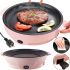 Electric skillet 30 cm Yonsa YS-2930 600W for cooking, Electric pan MAG-853 with non-stick coating for mains baking