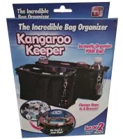 Набір органайзерів для жіночої сумки Kangaroo Keeper 2 шт для зберігання дрібниць універсальна сумка кенгуру для аксесуарів до 70 предметів