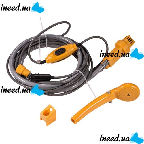 Car Portable Shower Aqua Fresh YD104, Car Cigarette Lighter Shower 104 12V, Car Wash for Travel, Camping and Car Washing 35W Car Wash