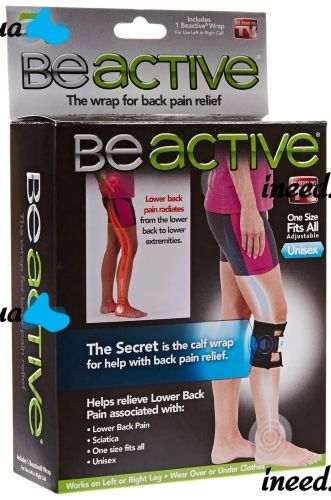 Compression Medical Cuff on the Knee Be Active Magnetic Knee Pad BeActive for Back and Leg Pain Pad Knee Brace Active Plus Black