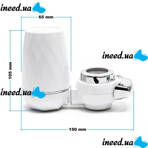 Універсальний фільтр насадка Clean Water Purifier XL-525 на кран для очищення проточної води, водяний змішувач для видалення піску та іржі MAG-599