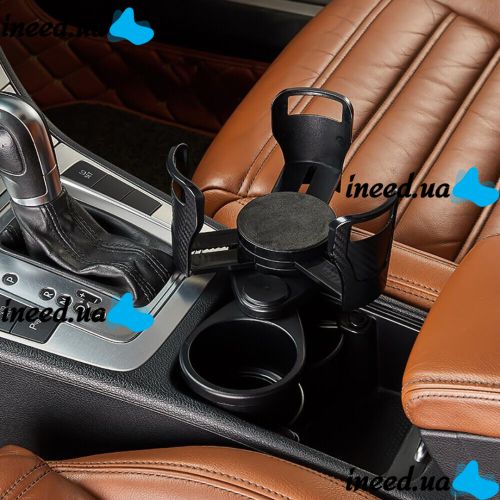 Car Multifunctional Holder Cup Holder for Car Chayanne Car holder 5 in 1, Rotating Cup Holder, Cups Black