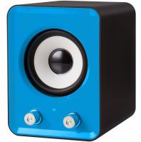 Speaker Mini FT-202 2.1 PC Music Computer Speakers, Speaker System with Subwoofer and 9W Satellites from USB Mini-jack 3.5mm Blue